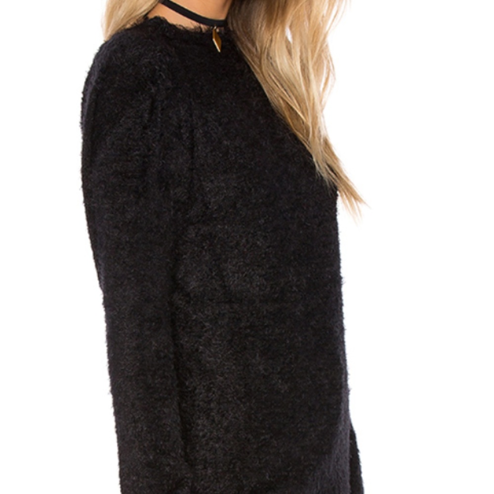ANINE BING OPEN BACK FUZZY KNIT SWEATER SOLD OUT - Picture 5 of 6
